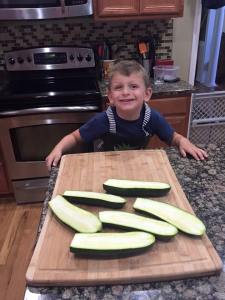 Sous Chef Davey ready for his time in front of the camera. 
