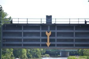 One of the many flood gates along the canal 